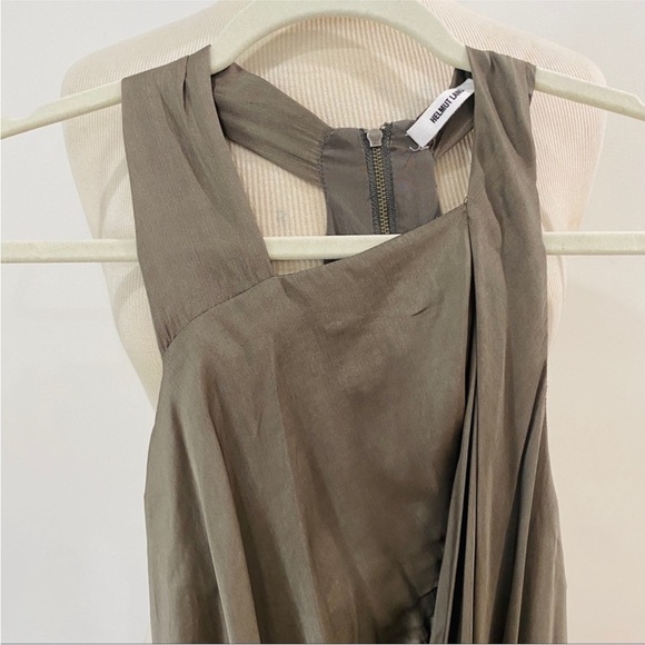 Helmut Lang gathered 100% silk dress Y2K NWOT - Picture 3 of 10